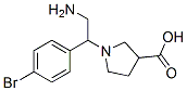 886363-99-1,1-[2-AMINO-1-(4-BROMO-PHENYL)-ETHYL]-PYRROLIDINE-3-CARBOXYLIC ACID
