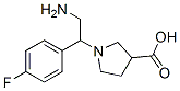886364-02-9,1-[2-AMINO-1-(4-FLUORO-PHENYL)-ETHYL]-PYRROLIDINE-3-CARBOXYLIC ACID