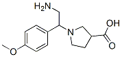 886364-07-4,1-[2-AMINO-1-(4-METHOXY-PHENYL)-ETHYL]-PYRROLIDINE-3-CARBOXYLIC ACID