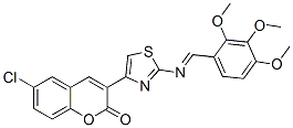 886537-72-0,6-CHLORO-3-[2-[[(2,3,4-TRIMETHOXYPHENYL)METHYLENE]AMINO]-4-THIAZOLYL]-2H-1-BENZOPYRAN-2-ONE