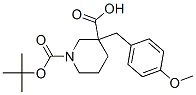 887344-20-9,1-[(TERT-BUTYL)OXYCARBONYL]-3-(4-METHOXYBENZYL)PIPERIDINE-3-CARBOXYLIC ACID