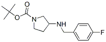 887578-74-7,3-(4-FLUORO-BENZYLAMINO)-PYRROLIDINE-1-CARBOXYLIC ACID TERT-BUTYL ESTER