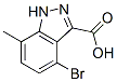 887578-90-7,4-BROMO-7-METHYL-3-(1H)INDAZOLECARBOXYLIC ACID