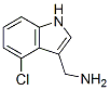 887581-80-8,4-CHLORO-1H-INDOL-3-METHYLAMINE