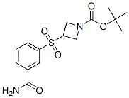 887586-99-4,3-(3-CARBAMOYL-BENZENESULFONYL)-AZETIDINE-1-CARBOXYLIC ACID TERT-BUTYL ESTER
