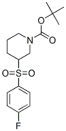 887590-22-9,3-(4-FLUORO-BENZENESULFONYL)-PIPERIDINE-1-CARBOXYLIC ACID TERT-BUTYL ESTER