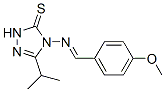 887866-69-5,4-[(4-METHOXYPHENYL)METHYLIDENEAMINO]-5-PROPAN-2-YL-2H-1,2,4-TRIAZOLE-3(4H)-THIONE