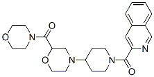 888220-04-0,Methanone,  [4-[1-(3-isoquinolinylcarbonyl)-4-piperidinyl]-2-morpholinyl]-4-morpholinyl-