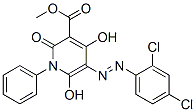 888320-76-1,3-Pyridinecarboxylic  acid,  5-[(2,4-dichlorophenyl)azo]-1,2-dihydro-4,6-dihydroxy-2-oxo-1-phenyl-,  methyl  ester  (9CI)