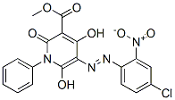 888320-78-3,3-Pyridinecarboxylic  acid,  5-[(4-chloro-2-nitrophenyl)azo]-1,2-dihydro-4,6-dihydroxy-2-oxo-1-phenyl-,  methyl  ester  (9CI)
