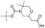 889953-52-0,2-CARBOXYMETHYL-5,5-DIMETHYL-MORPHOLINE-4-CARBOXYLIC ACID TERT-BUTYL ESTER