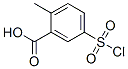 89001-57-0,Benzoic acid, 5-(chlorosulfonyl)-2-methyl- (9CI)
