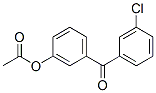 890099-53-3,3-ACETOXY-3'-CHLOROBENZOPHENONE
