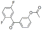 890100-16-0,3-ACETOXY-2',5'-DIFLUOROBENZOPHENONE