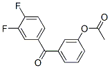 890100-20-6,3-ACETOXY-3',4'-DIFLUOROBENZOPHENONE