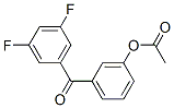 890100-22-8,3-ACETOXY-3',5'-DIFLUOROBENZOPHENONE