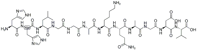 89105-94-2,HIS-HIS-LEU-GLY-GLY-ALA-LYS-GLN-ALA-GLY-ASP-VAL