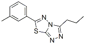 892677-09-7,1,2,4-TRIAZOLO[3,4-B][1,3,4]THIADIAZOLE, 6-(3-METHYLPHENYL)-3-PROPYL-