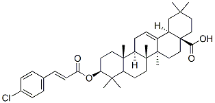 892869-42-0,(3beta)-3-[[(2E)-3-(4-Chlorophenyl)-1-oxo-2-propenyl]oxy]-olean-12-en-28-oic acid
