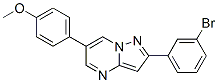 893613-45-1,2-(3-BROMO-PHENYL)-6-(4-METHOXY-PHENYL)-PYRAZOLO[1,5-A]PYRIMIDINE