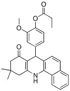893772-47-9,7,10,11,12-Tetrahydro-7-[3-methoxy-4-(1-oxopropoxy)phenyl]-10,10-dimethyl-Benz[c]acridin-8(9H)-one