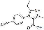 894074-71-6,1H-Pyrrole-3-carboxylic  acid,  4-(4-cyanophenyl)-5-ethyl-2-methyl-