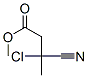89415-74-7,Butyric acid, 3-chloro-3-cyano-, methyl ester (7CI)
