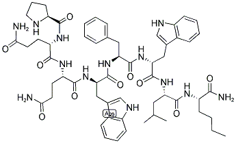D-PRO-GLN-GLN-D-TRP-PHE-D-TRP-LEU-NLE-NH2 89430-34-2,D-PRO-GLN-GLN-D-TRP-PHE-D-TRP-LEU-NLE-NH2