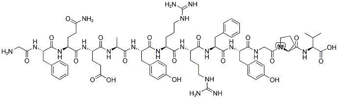 89458-24-2,H-GLY-PHE-GLN-GLU-ALA-TYR-ARG-ARG-PHE-TYR-GLY-PRO-VAL-OH