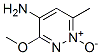 89465-10-1,Pyridazine,  4-amino-3-methoxy-6-methyl-,  1-oxide  (7CI)