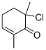 89529-60-2,2-Cyclohexen-1-one,  6-chloro-2,6-dimethyl-