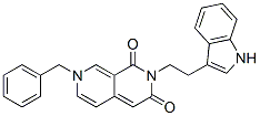 89651-72-9,7-benzyl-2-[2-(1H-indol-3-yl)ethyl]-2,7-naphthyridine-1,3-dione