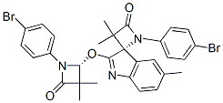 896746-43-3,(S)-1-(4-BROMOPHENYL)-2'-((R)-1-(4-BROMOPHENYL)-3,3-DIMETHYL-4-OXOAZETIDIN-2-YLOXY)-3,3,5'-TRIMETHYLSPIRO[AZETIDINE-2,3'-INDOL]-4-ONE