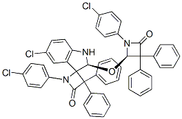 896746-44-4,(S)-5'-CHLORO-1-(4-CHLOROPHENYL)-2'-((R)-1-(4-CHLOROPHENYL)-4-OXO-3,3-DIPHENYLAZETIDIN-2-YLOXY)-3,3-DIPHENYLSPIRO[AZETIDINE-2.3'-INDOLINE]-4-ONE