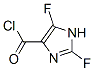 89676-64-2,1H-Imidazole-4-carbonyl chloride, 2,5-difluoro- (9CI)