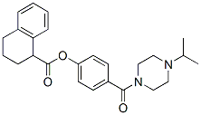 89703-10-6,[4-(4-propan-2-ylpiperazine-1-carbonyl)phenyl] tetralin-1-carboxylate