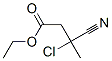 89728-34-7,Butyric acid, 3-chloro-3-cyano-, ethyl ester (7CI)