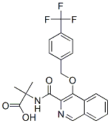 897390-04-4,Alanine,  2-methyl-N-[[4-[[4-(trifluoromethyl)phenyl]methoxy]-3-isoquinolinyl]carbonyl]-