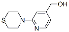 898289-25-3,4-(Hydroxymethyl)-2-(thiomorpholin-4-yl)pyridine