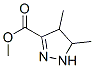 89851-92-3,2-Pyrazoline-3-carboxylic  acid,  4,5-dimethyl-,  methyl  ester  (7CI)