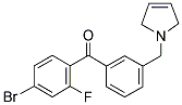 898749-35-4,4-BROMO-2-FLUORO-3'-(3-PYRROLINOMETHYL) BENZOPHENONE