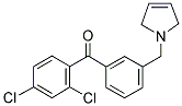 898749-50-3,2,4-DICHLORO-3'-(3-PYRROLINOMETHYL) BENZOPHENONE