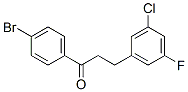 898750-49-7,4'-BROMO-3-(3-CHLORO-5-FLUOROPHENYL)PROPIOPHENONE