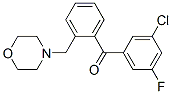 898750-92-0,3'-CHLORO-5'-FLUORO-2-MORPHOLINOMETHYL BENZOPHENONE