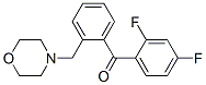 898751-13-8,2,4-DIFLUORO-2'-MORPHOLINOMETHYL BENZOPHENONE
