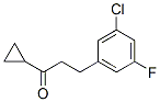 898751-64-9,2-(3-CHLORO-5-FLUOROPHENYL)ETHYL CYCLOPROPYL KETONE