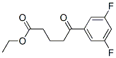898752-37-9,ETHYL 5-(3,5-DIFLUOROPHENYL)-5-OXOVALERATE