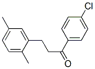 898753-39-4,4'-CHLORO-3-(2,5-DIMETHYLPHENYL)PROPIOPHENONE