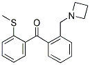 898754-62-6,2-AZETIDINOMETHYL-2'-THIOMETHYLBENZOPHENONE