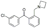 898754-74-0,2-AZETIDINOMETHYL-3'-CHLOROBENZOPHENONE